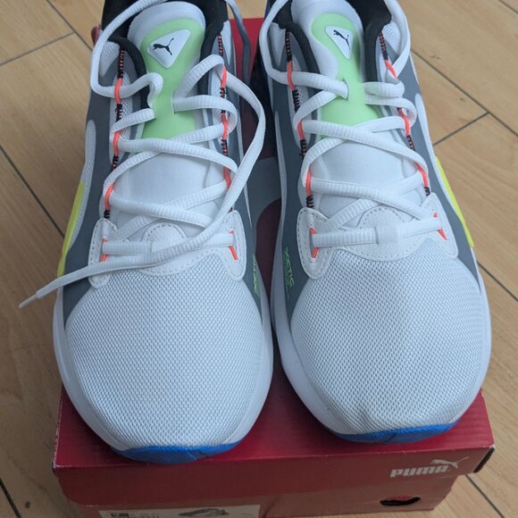 Puma Xetic Halflife Running Mens White-Blue Men's Size 9.5 - Picture 2 of 7